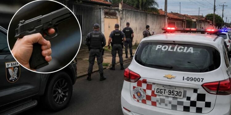 Ex-padrasto atira em casal após invadir residência em Rio Preto