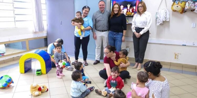 Escola municipal de educação infantil em Rio Preto passando por melhorias estruturais.