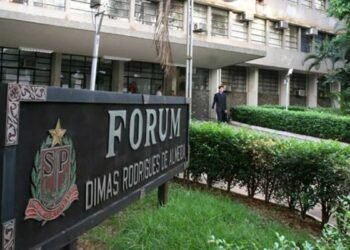 Fórum de São José do Rio Preto durante julgamento de caso de homicídio ocorrido em Bady Bassitt.