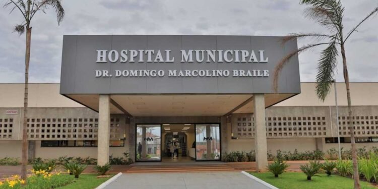 Fachada do Hospital Municipal Dr. Domingo Marcolino Braile, em Rio Preto, após conquistar a certificação ONA Nível 2.