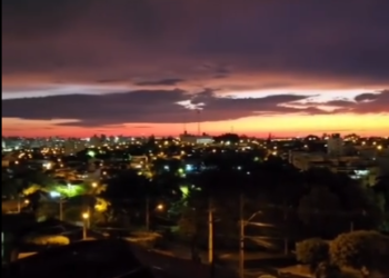 O CÉU PAROU RIO PRETO NESTE SÁBADO