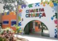 Entrada da Cidade da Criança em Rio Preto, que terá horário especial de funcionamento por causa do jogo do Brasil na Copa do Mundo.
