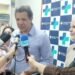 Fernando Haddad durante visita à Santa Casa de Fernandópolis