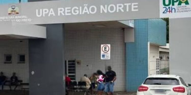 Homem quebra vidro de UPA após se revoltar com atendimento da esposa em Rio Preto