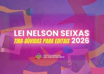 Artistas participam de encontro online sobre os editais da Lei Nelson Seixas 2026 promovido pela Secretaria Municipal de Cultura de Rio Preto.