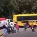 MOTOCICLISTA DE 23 ANOS MORRE EM GRAVE ACIDENTE COM ÔNIBUS ESCOLAR EM NOVA GRANADA
