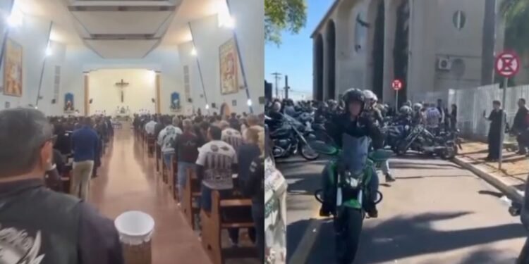Rio Preto vive manhã histórica com celebração que une fé, amizade e paixão pelas duas rodas há 50 anos