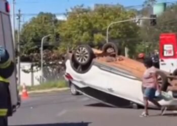 ACIDENTE AGORA HÁ POUCO NO LINHÃO PODE TRAVAR O TRÂNSITO EM RIO PRETO