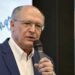 Geraldo Alckmin em Olímpia durante entrega de moradias populares.