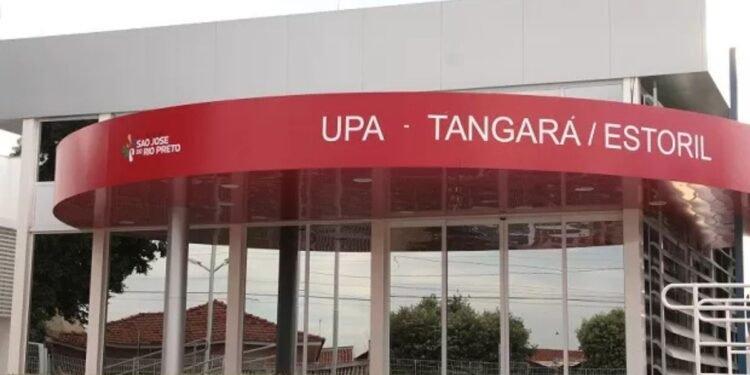 Guarda Civil Municipal atende ocorrência de confusão na UPA Tangará, em São José do Rio Preto, após homem ameaçar funcionários e pacientes.