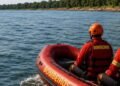 embarcação afunda no Rio Paraná