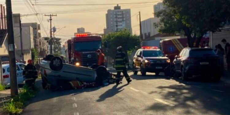 motorista passa mal e capota carro em Rio Preto