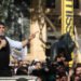 RENAN SANTOS CHEGA DE COLETE À PROVA DE BALAS AO PRIMEIRO ATO DE CAMPANHA EM SÃO PAULO
