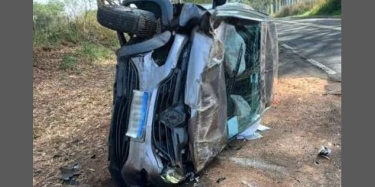 GRAVE ACIDENTE DEIXA CARROS DESTRUÍDOS NA JOÃO NEVES ENTRE CEDRAL E POTIRENDABA