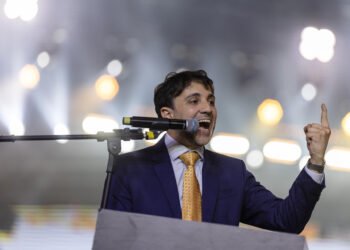 RENAN SANTOS CRITICA LULA E BOLSONARO E APRESENTA PROPOSTAS EM ENCONTRO COM EMPRESÁRIOS EM RIO PRETO