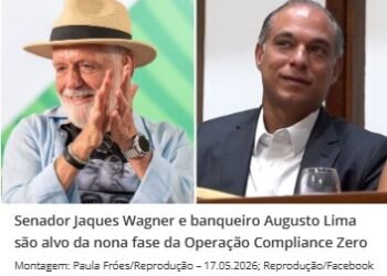 PF investiga relações entre ex-sócio de Vorcaro e senador Jaques Wagner